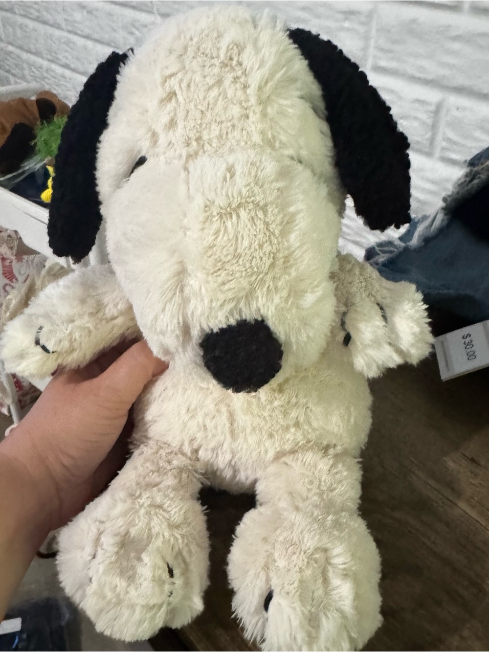 Lambs & Ivy Classic Snoopy Dog 15" Plush White Stuffed Animal Toy